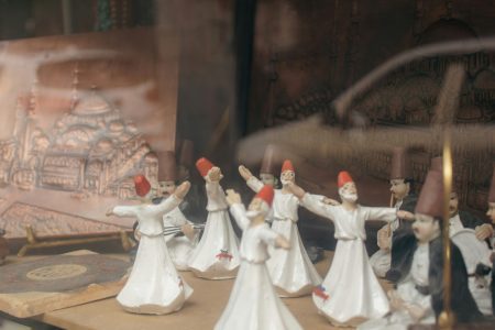 a group of white chess pieces